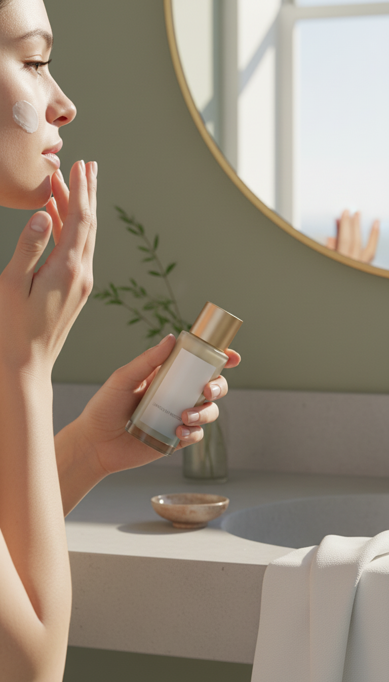 Luminous Day Moisturizer SPF 30 in use